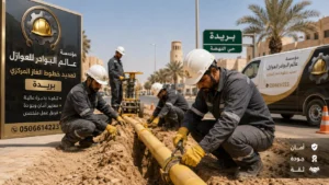 شركة تمديد خطوط الغاز المركزي ببريدة