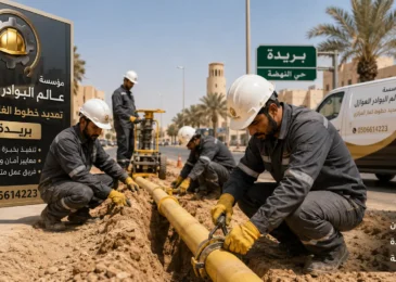 شركة تمديد خطوط الغاز المركزي ببريدة