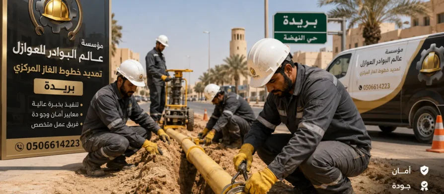 شركة تمديد خطوط الغاز المركزي ببريدة